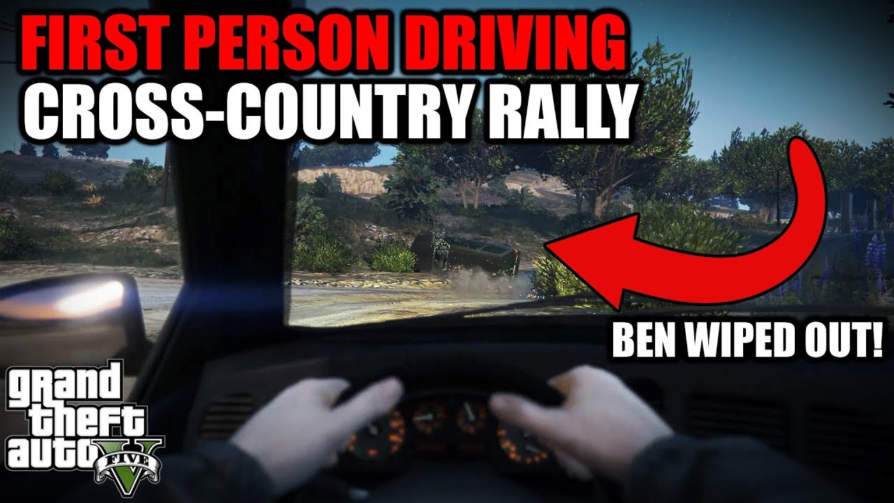 GTA 5 PC -  First Person Driving: Cross-Country Roads!