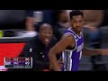 Mike brown pushed malik monk to make the best play of his career malik monk gets a denial  triple