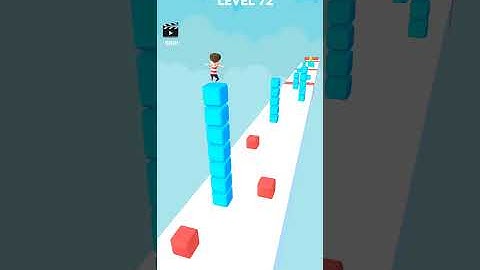 Cube Stacker Surfer  level 72 Androir game #sohrt video #game play #epic moment kids 😅😰😅😰