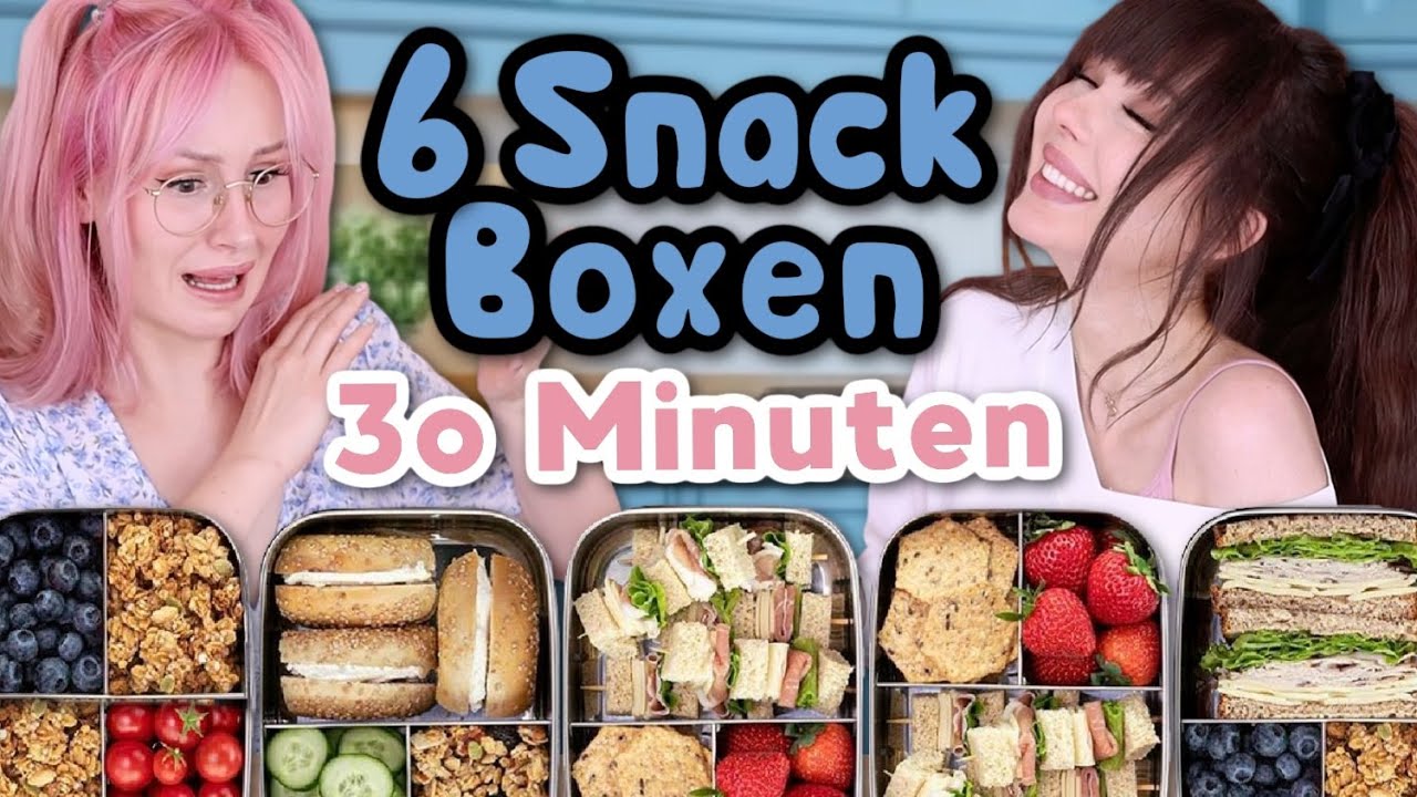 BFF Battle ⚡️ 6 Snackboxen in 30 Minuten ⏰ (wie von Pinterest)