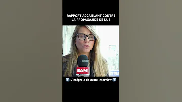 Virginiejoronmep RAPPORT ACCABLANT CONTRE LA PROPAGANDE DE L UE Desinformation 