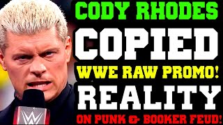 WWE News! Matt Hardy’s WWE Talks! Cody Rhodes Copied WWE Raw Promo! Booker T Clarifies CM Punk Feud