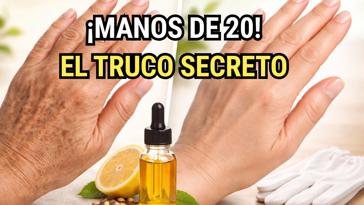 ¡MANOS DE 20 A LOS 60! El Truco del ACEITE DE RICINO que Nadie Te Dice