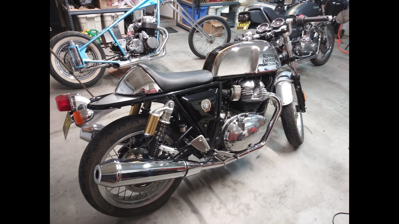 Royal Enfield Continental GT 650 Solo Seat and Chrome Cowl Install