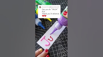 🌈 Julia ❤️ #nameart #calligraphy #handwriting #annduaman #art #names