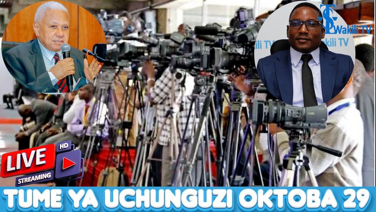 🔴LIVE: Tume ya Uchunguzi Matukio Oktoba 29 Kuzuia Waandishi Wakili Anafunguka