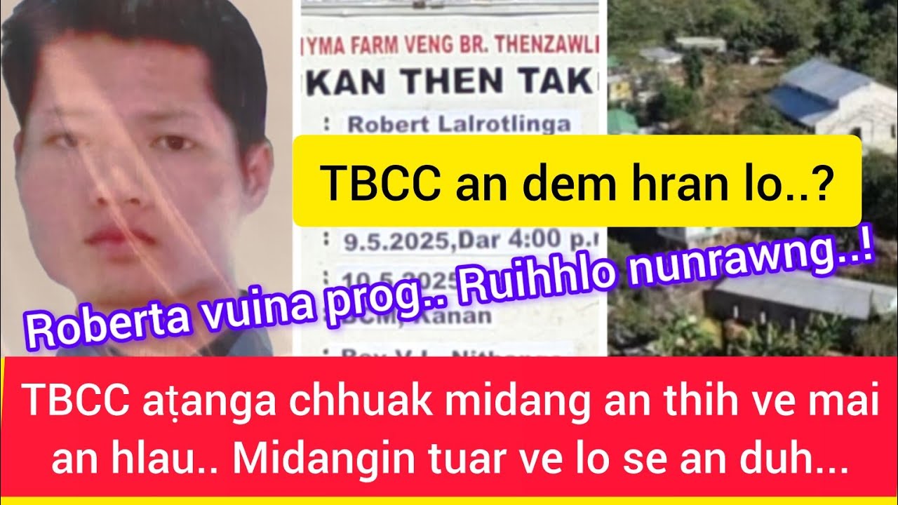 TBCC aṭanga chhuak hlim, nimina thi ta kha. A nu leh pa ten enge an sawi le..? Kawmna