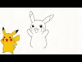 How to Draw Pikachu | Step by Step Fan Art | Как нарисовать Пикачу | Пошаговый Фан-арт