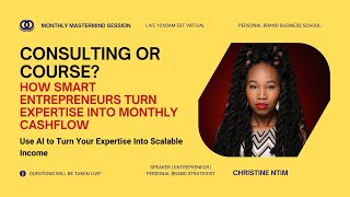 Consulting or Course? How Smart Entrepreneurs Turn Expertise Into Monthly Cashflow