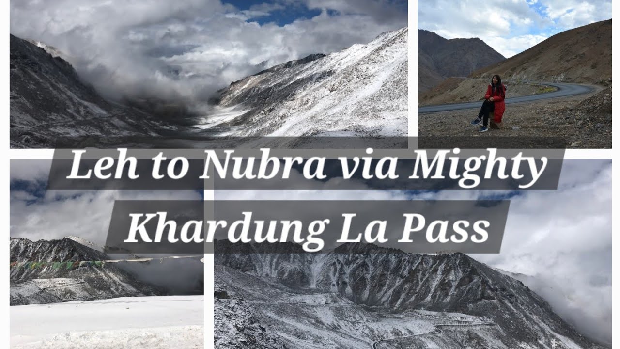 Ladakh EP 3 | Day 3 | Leh to Nubra via Mighty Khardung La | Highest Point Altitude | Heavy Snow Fall