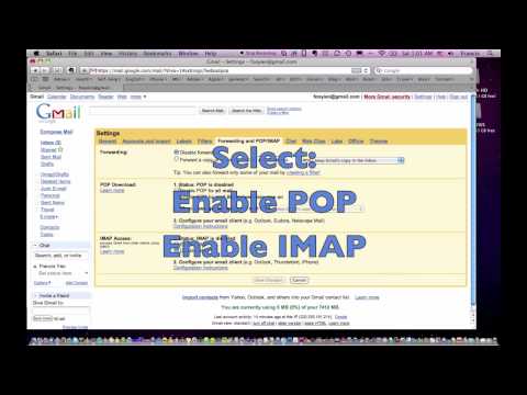 Gmail Forwarding & POP / IMAP