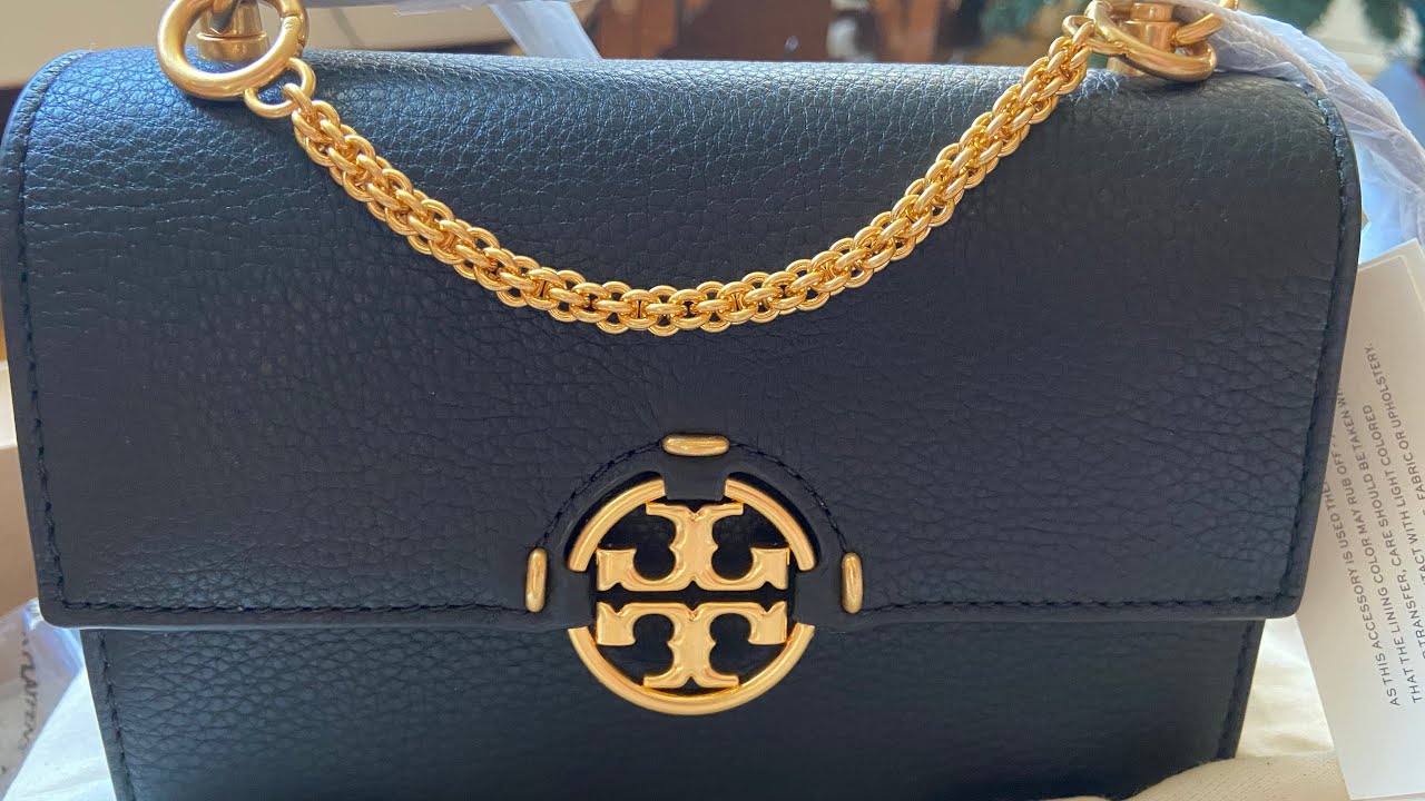 TORY BURCH MILLER MINI FLAP BAG | TORY BURCH BAG - YouTube