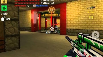 [Block Force - Pixel Style Gun Shooter Game] Chien with the awesome frag super kill.