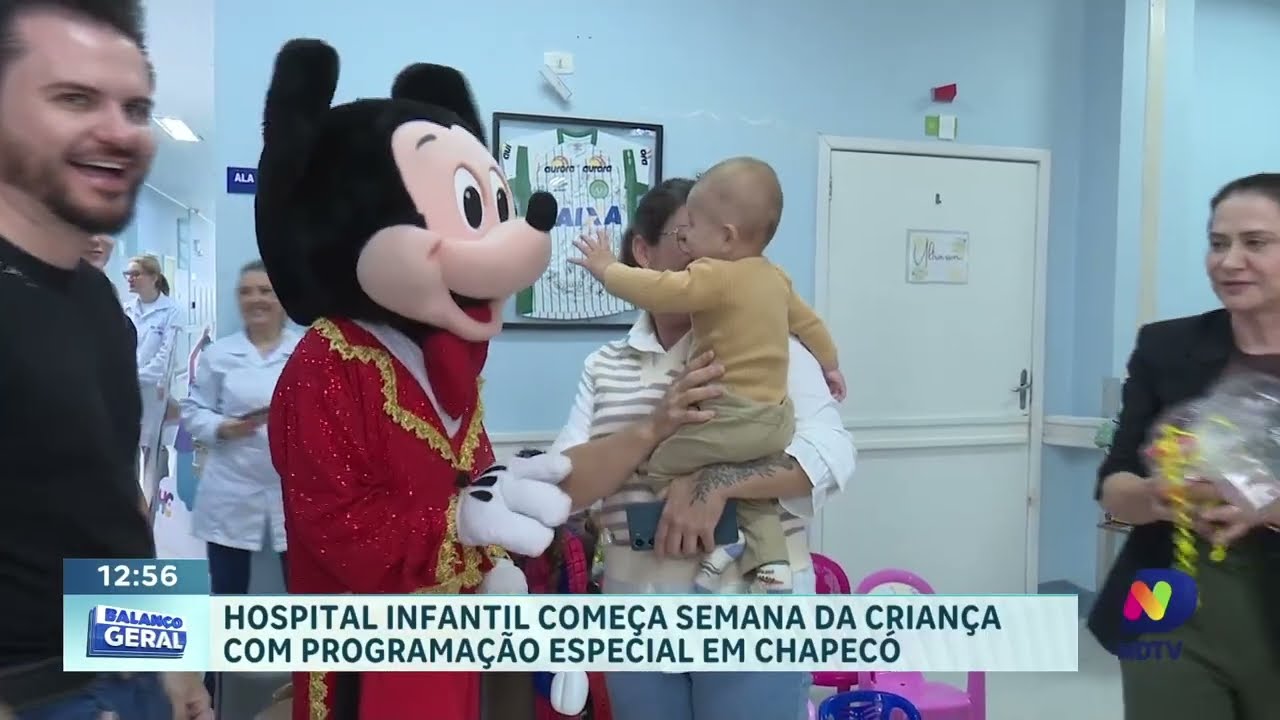 Hospital da Criança de Chapecó inicia Semana da Criança com ações especiais