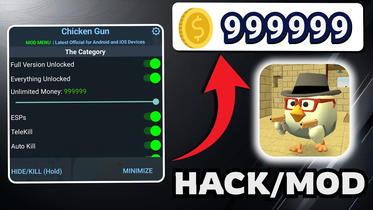 Chicken Gun Hack 2026 - Unlimited Coins & Mod Menu (iOS & Android) | Free Coins Hack