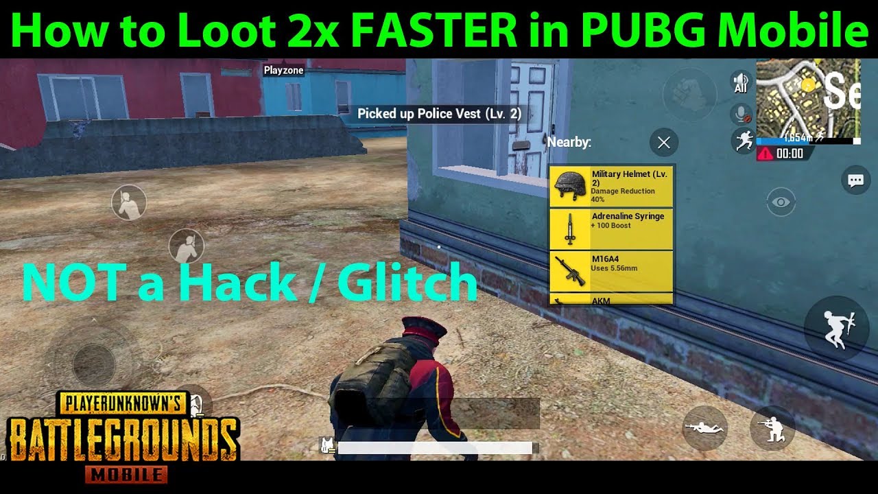 How to LOOT 2x FASTER in PUBG Mobile - NOT a Hack / Glitch | DerekG Tip /  Trick - 
