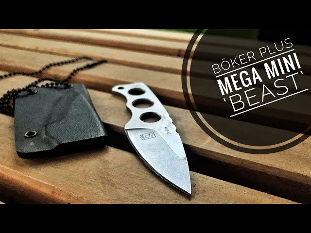Böker Plus Mega Mini - neck knife with a kydex sheath, designed by Voxnaes. 3 months later review class=