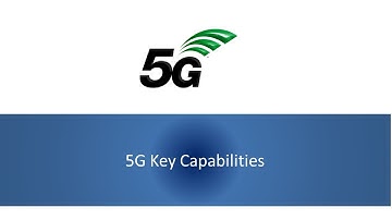 5G Key Capabilities : My live session ofor NTIPRIT