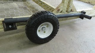 Chicken Coop wheel kit build