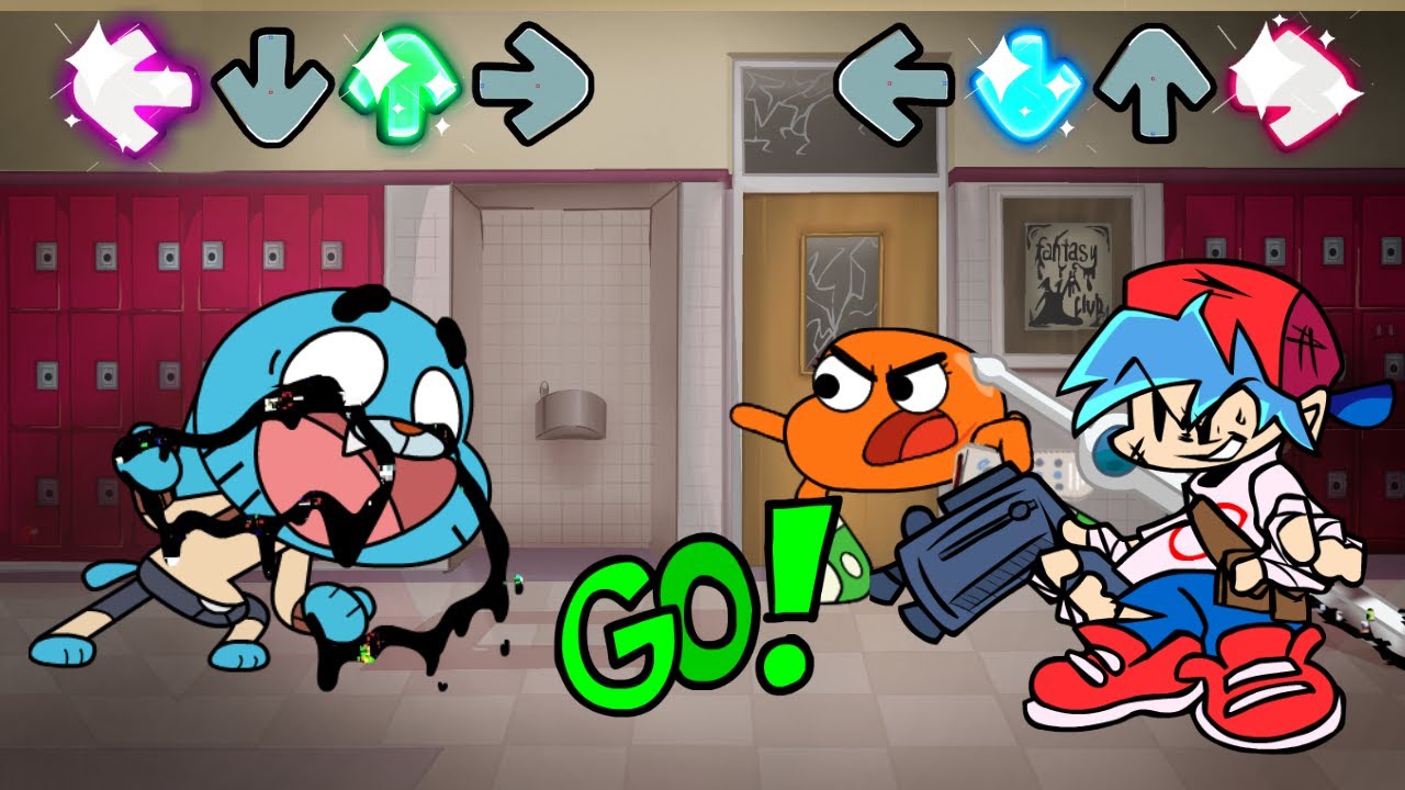 Friday Night Funkin' Vs Pibby Apocalypse Demo  Adventure Time Gumball (FNF /Mod/Pibby + Gameplay) 