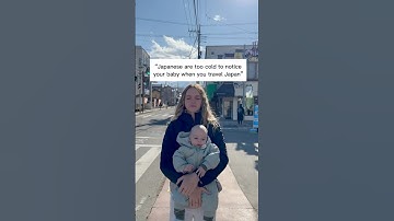 This is how Japanese are with foreign babies..