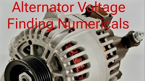 Alternator Emf Equation Numericals  / EET 307- MODULE 1 in Malayalam.