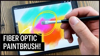 Fiber Optic Paintbrush Stylus for the iPad Pro! - Atmospheria Brush REVIEW