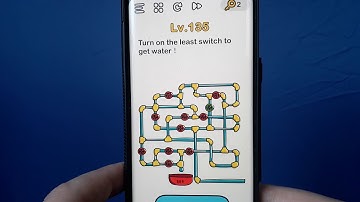 Turn on the least switch to get water Brain Out