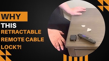 Review and Demo of Remote Cable Lock, Retractable