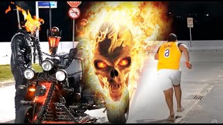 PEGADINHA: MOTOQUEIRO FANTASMA 2024 - Ghost Rider Pranks