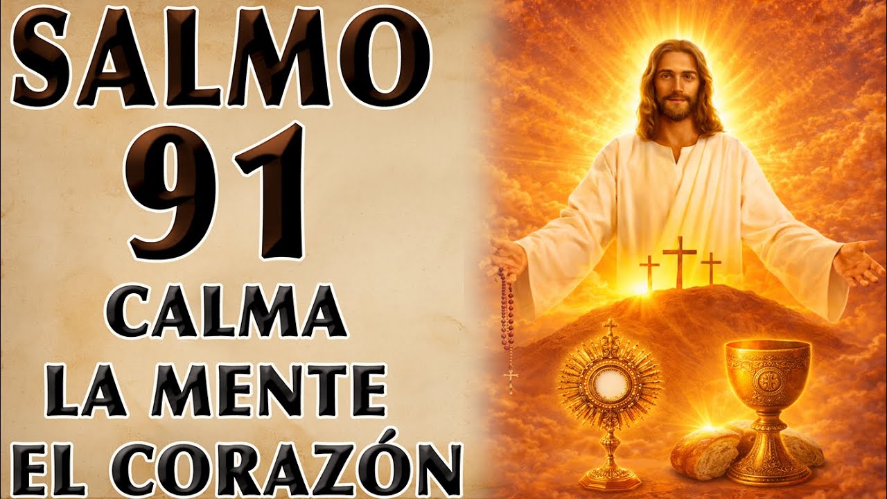 SALMO 91 CONTRA MIEDO Y ANSIEDAD ORACIÓN QUE CALMA LA MENTE Y EL CORAZÓN