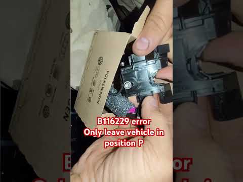 B116229 error, Only leave vehicle in position P Volkswagen Skoda Seat Audi DSG #automobile #mechanic
