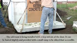 Video 5: Safe Room Installation-Wieser Concrete Products