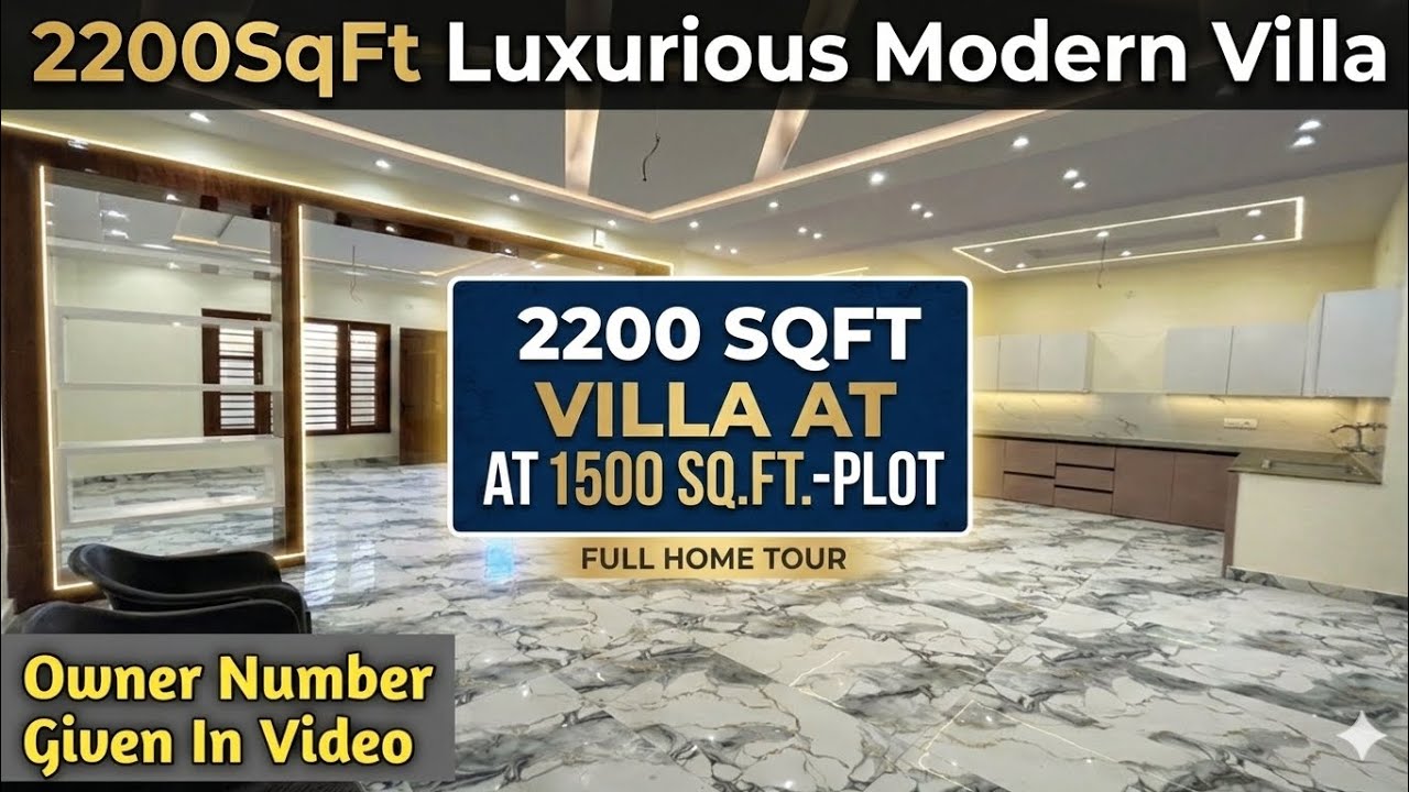 2200SqFt Luxury Modern Villa For Sale By Owner || House For Sale In #indiranagar near metrostation 