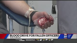 Blood drive for fallen officers
