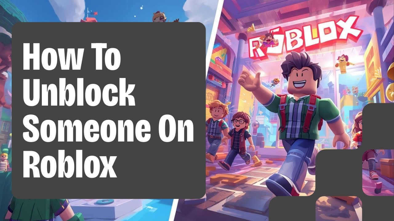 How To Unblock Someone On Roblox YouTube 