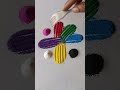 Simple Rangoli| Satisfying Rangoli|Easy Rangoli Tips and Tricks| ASMR #rangoli#satisfying#asmr#viral