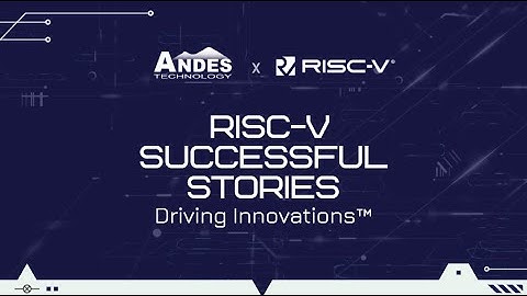 RISC-V Success Stories of Andes