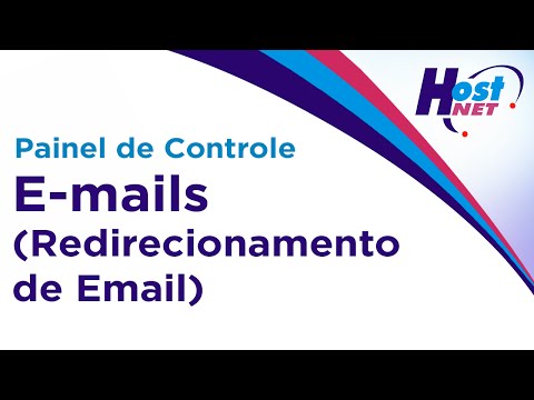 E-mails (Redirecionamento de Email) - Painel de Controle Hostnet