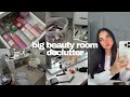 aesthetic makeup collection organization vlog :)