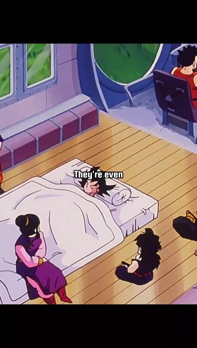 chi chi stops Gohan from talking #gokugoku #dragonball #anime #dbz