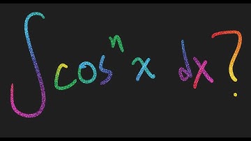 Reduction formula for integral of cos(x)^n