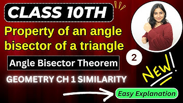 Angle bisector theorem | Class 10 | Chp 1 Similarity | Maharashtra Board ​⁠ @GalaxyofMaths