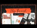 October Planner Flip Through :: My Completed Catch-All Planner After the Pen :: Happy Planner Setup