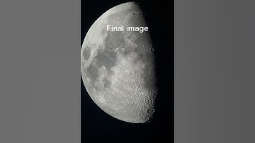 I pointed my telescope at the moon, this is what I saw:
