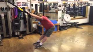The TRX Overhead Back Extension