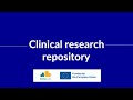 Interview on the clinical research repository