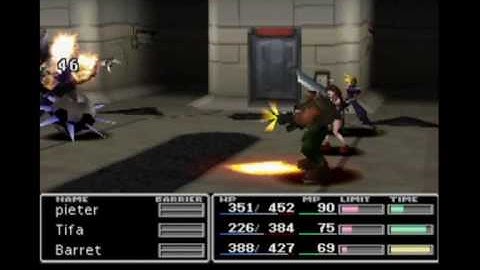 final fantasy 7 walktrough -shinra building part 2-