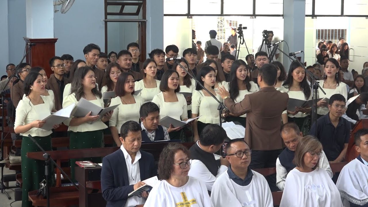 St  Mary's Parish Kut & Centenary lawmna - Mass Thianghlim