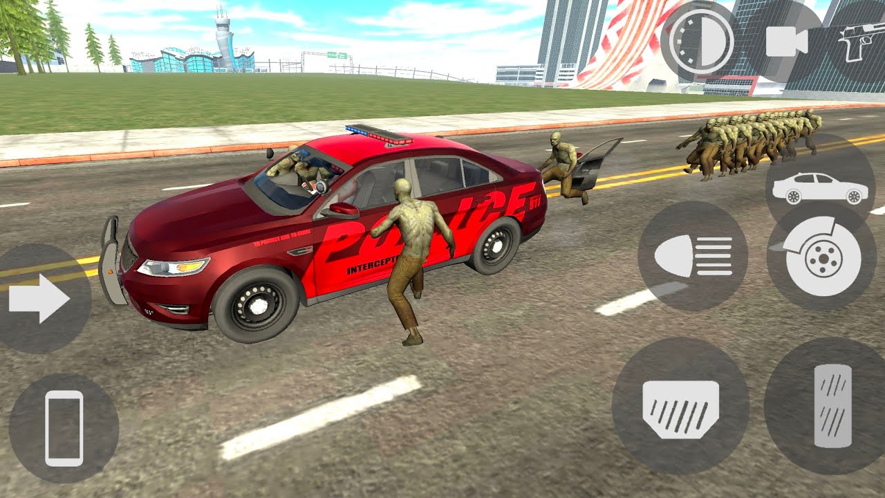 Zombie Attack on Police Car High Speed Escape Challenge Extreme ...